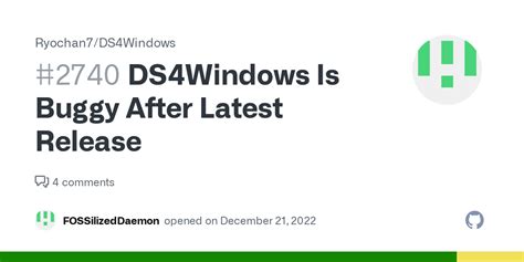 Releases: Ryochan7/DS4Windows .